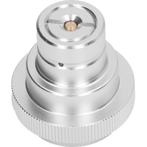 Adaptateur pour eau gazeuse DUO pour Terra pour Art, tête de conversion à dégagement rapide pour le gonflage des bouteilles de gaz, argent (1/5)