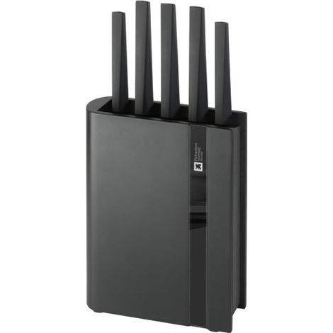 blocco di 5 coltelli neri - R31093K499K20 - Richardson Sheffield