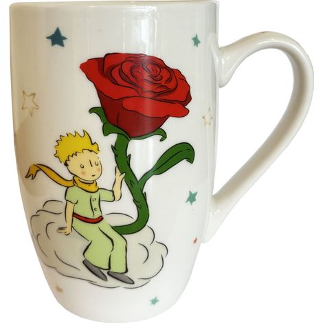 Tasse XL Le Petit Prince de St Exupéry et la rose 490 ml (1/3)