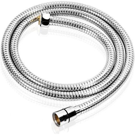 Flexible de douche en acier inoxydable 200 cm, anti-torsion et haute résistance (1/5)