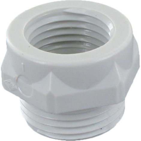 réduction pour presse étoupe - en polyamide - pg16 vers pg13 - gris - blm distribution 116132
