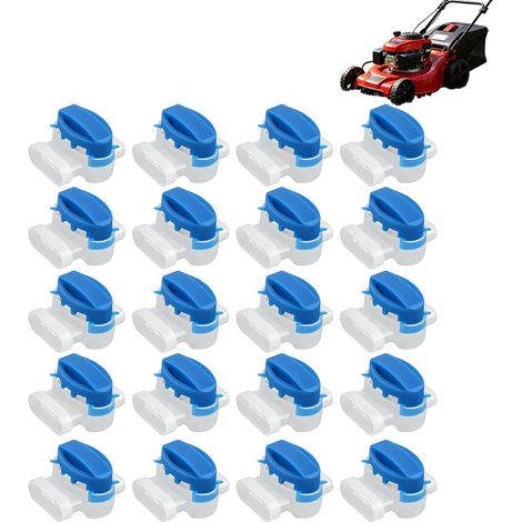 Pack de 20 Connecteurs de Câbles pour Tondeuses Robots, Connecteurs Étanches Remplis de Gel, Idéaux pour Extensions de Lignes de Délimitation et Stations de Charge (1/5)