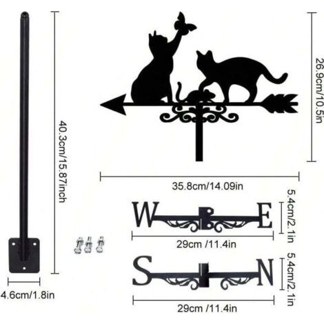 Green Mobility-Griffoir pour chat , papillon, décoration de toit et artisanat de jardin, décorations et ornements de jardin pour la maison (1/4)