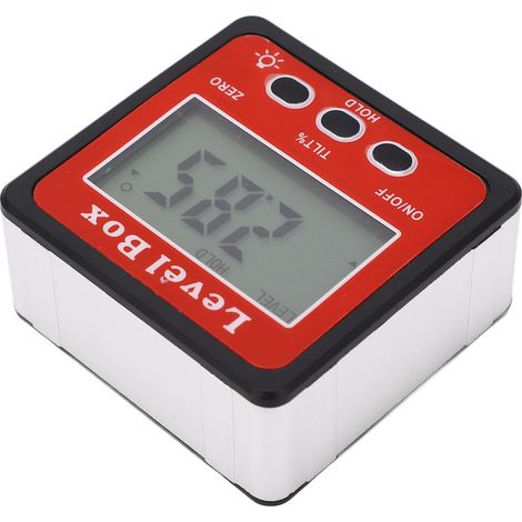 Präzise magnetische digitale Wasserwaage, tragbarer Neigungsmesser und Winkelmesser für Holzbearbeitung, Baustellen und Maschinen (1/5)