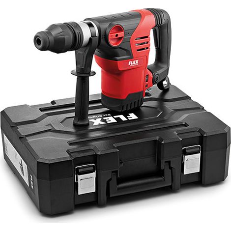 Flex – Marteau combiné SDS-max 1150W – Force de frappe 10J – Perçage béton 40mm – Vitesse variable 0-350 tr/min – Coffret de transport (1/5)