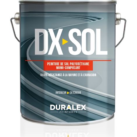 Duralex – Peinture de marquage polyuréthane résistante à l'eau et à l'huile – Anti-poussière – Pour sols intérieurs et extérieurs – 3L