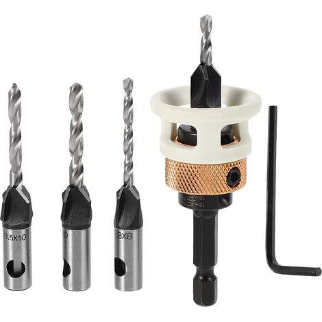 Countersink Woodworking Adjust Projects Cutting Carbon Depth Drill