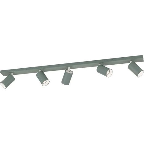 [GEBRAUCHT] B-Ware Orion Deckenstrahler Sean Spot Deckenlampe Hellgrün Aluminium Gu10 Led 5 Flammig