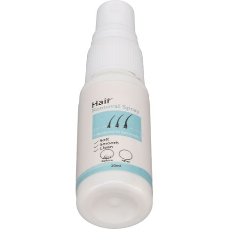 Épilation spray 20ml doux zones sensibles, dépilatoire sans douleur jambes corps, formule délicate peau intime, efficace et rapide (1/5)