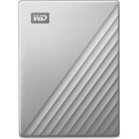 Western Digital My Passport WDBGKC0060BSL-WESN Externe Festplatte 6 TB 2.5" USB Typ-C 3.2 Gen 1 (3.1 Gen 1) Silber
