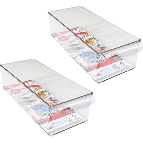 KIT SET 2 PZ MAURY'S VASCHETTA CONTENITORE PER FRIGORIFERO 36 X 16 X H10 CM (1/5)