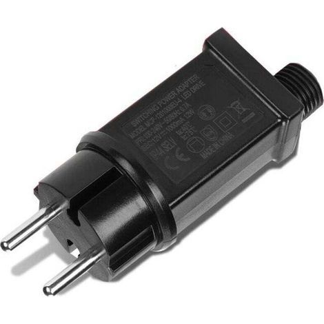 Transformateur LED 12V IP44 Alimentation Basse Tension pour Guirlandes Lumineuses de Noël et Éclairage Décoratif (1/5)
