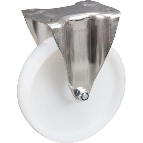 Ruota fissa in acciaio inox con battistrada in materiale sintetico TENTE 8478UOO200P63 (1/2)