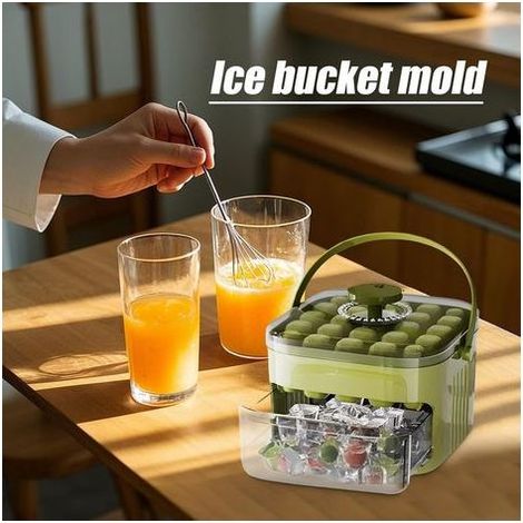 Machine à glaçons portable – Éjection facile – Blocs de glace rapides – Matériaux sûrs qualité alimentaire – Pour cocktails et boissons