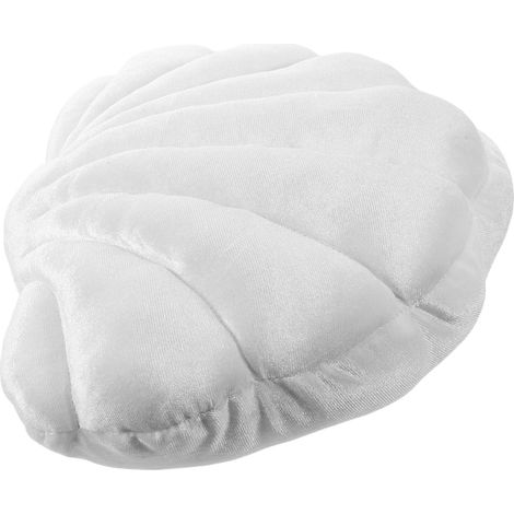Coussin Décoratif Coquillage Blanc 37x27x8cm pour Canapé (1/5)