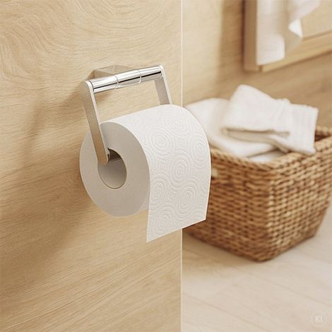 AquaCraft 200 Toilettenpapierhalter 20010000-00 ohne Deckel, chrom