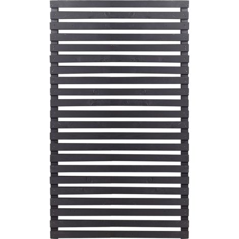 Tokyo Zaun - 83 x 140 cm - schwarz Holzzäune