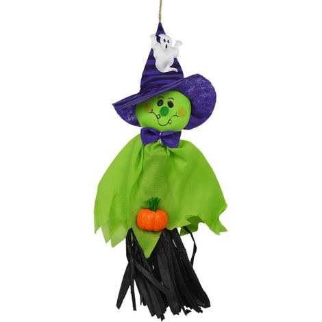 Halloween Suspendu Fantôme Potiron Fantôme Paille Windsock Pendentif pour Halloween Patio Pelouse Jardin décorations de fête (1/4)