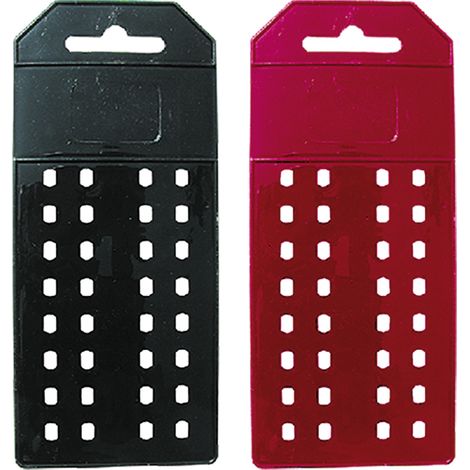 ESPOSITORE IN POLIPROPILENE mm 163 x 70 x 2 col. nero- 10 pezzi - ARTPLAST
