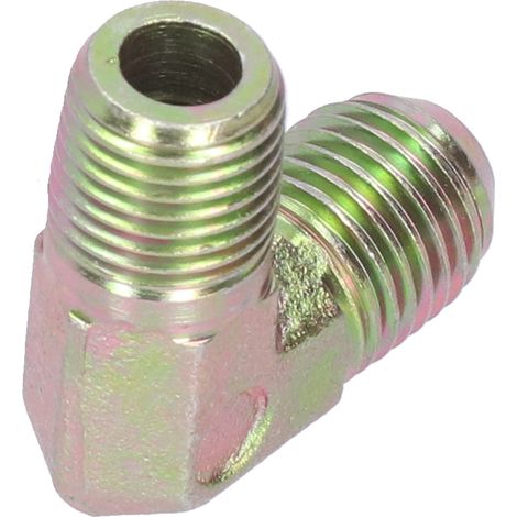 5 coudes en acier 1/4" résistants à la corrosion, accessoires remplaçables pour compresseur d'air (1/5)