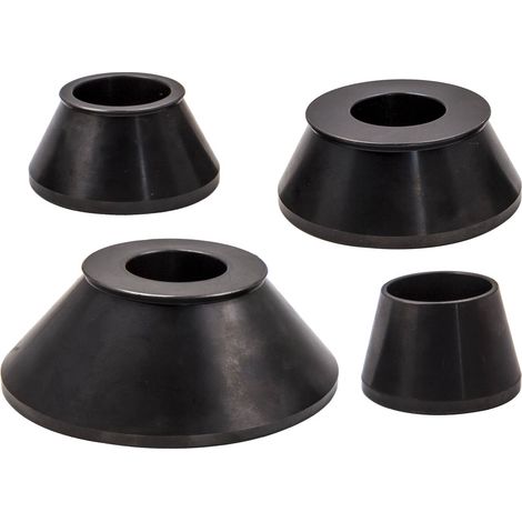 BFO – Jeu de 4 cônes d'équilibrage standard 40mm – Acier au carbone #45 – Adaptateurs pour équilibrage roues – Pour voitures et camions (1/5)