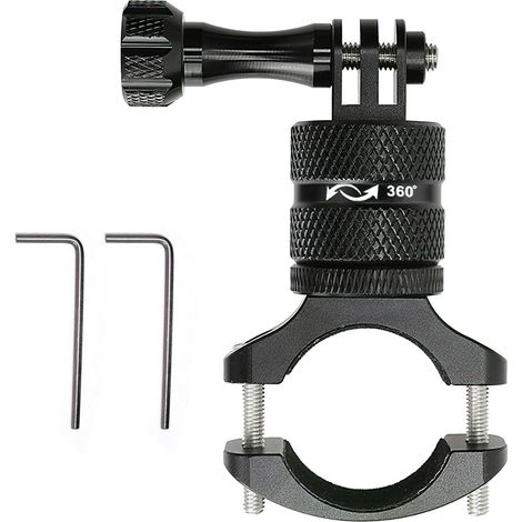 Universal Aluminium Handlebar Mount for Sports Camera 360 Degree Rotation (1/5)
