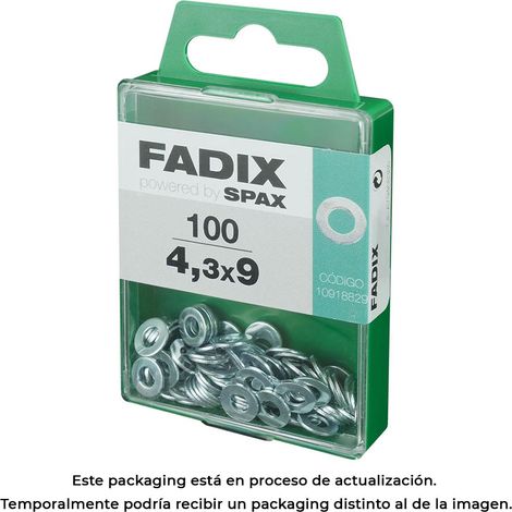 Box M, 100 Stück, Unterlegscheibe Zink, 43x9mm  Fadix (1/3)