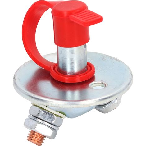Interrupteur de déconnexion de batterie 38 mm, coupe-batterie pour véhicule ou bateau, 12-24 V CC