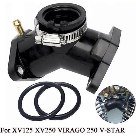 Collettore di aspirazione del carburatore per Yamaha XV125, XV250, VIRAGO 250, V-STAR (1/5)
