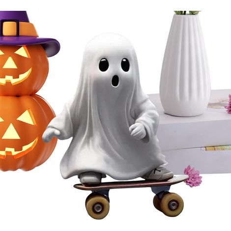 Geisterfigur niedliche Halloween Dekoration aus Kunstharz