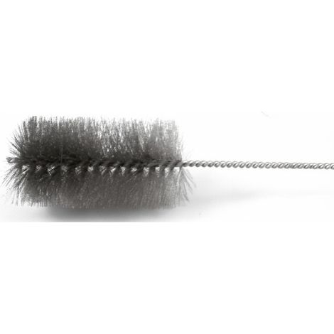 Brosse de nettoyage pour chaudières et cheminées, acier, 1 m, poils de 13 x 3 cm Usage professionnel (1/5)