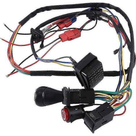 Compatible avec les faisceaux de câblage et les kits d'interrupteurs pour la modification des voitures électriques pour enfants, ainsi qu'avec les accessoires pour jouets à quatre roues motrices. (1/5)