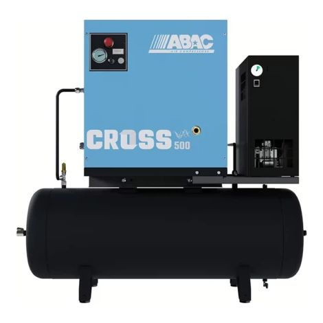 CROSS 500 4kW 10Bar 400/50 100L Vessel VSD screw compressor (1/2)