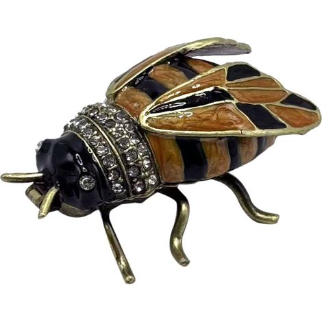 Dekorative Bienenbox aus Metall für Aufbewahrung, Geschenke und Heimorganisation, ideal für Vintage-Dekoration