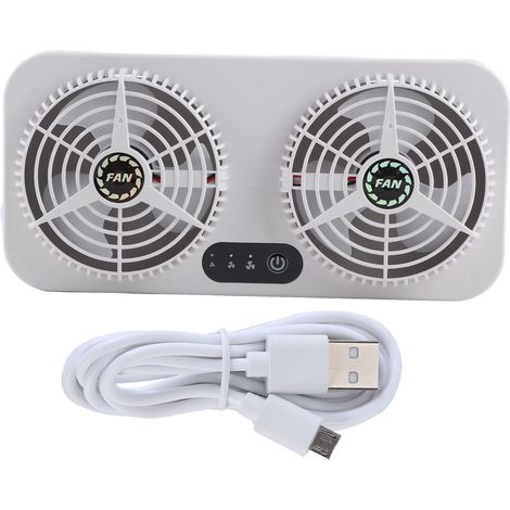 Ventilateur d'Extraction USB 2.4V - 3 Vitesses Réglables, Résistant à la Chaleur, pour Maison et Auto (1/5)