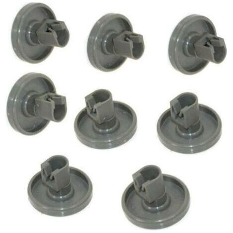 Roulettes pour lave-vaisselle – Lot de 8 roues 25mm – Compatibles Faure, Zanussi, AEG, Electrolux, Ikea – Installation facile (1/4)