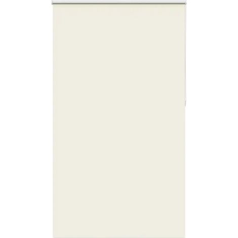 Store enrouleur occultant blanc cassé 135x210 cm largeur tissu (1/5)