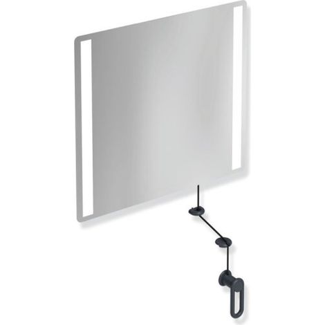 HEWI 801.01B400 92 Miroir pivotant LED basic, mat (1/4)
