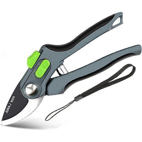 Filiyano-Sécateur professionnel, verrou de sécurité en titane de qualité supérieure, ressort anti-vibration, deux positions de taille, facile à (1/5)