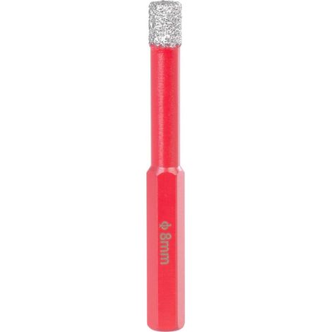 Lochsäge Strend Pro Premium DCB12, 8 mm, HEX-Schaft, Lochsäge, Diamant, professional