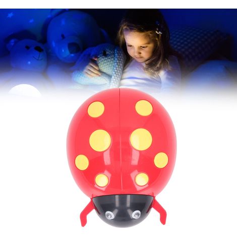 Verträumter Sternenhimmel-Projektor in Käferform, Tisch-Nachtlicht, Spieluhr, Kinderspielzeug, rotes Geburtstagsgeschenk (1/5)