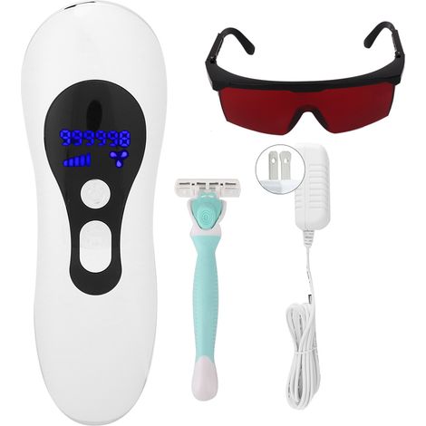 990000 Appareil d'épilation IPL professionnel flash blanc, épilateur électrique à lumière pulsée (1/5)