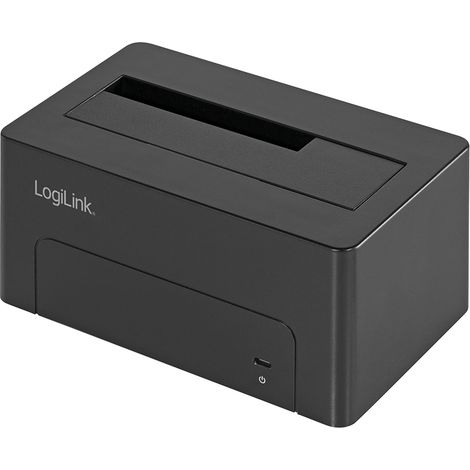 Estación de acoplamiento LogiLink de transferencia rápida, USB 3.1 Gen 2, SATA 2,5/3,5". (1/5)