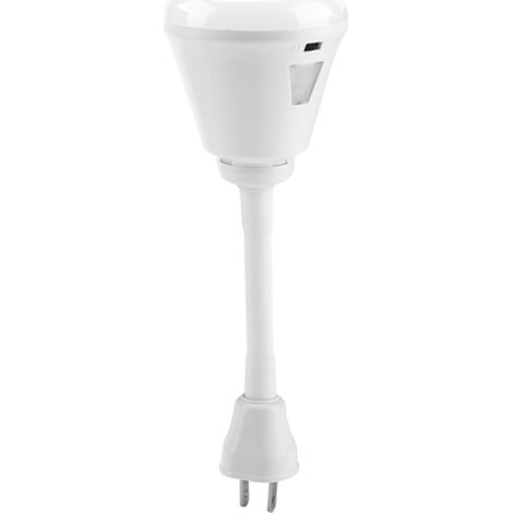 Capteur de mouvement corporel Lampe LED 6W Prise US AC100-240V Veilleuse intérieure Blanc chaud (1/5)