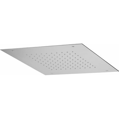 43x43 cm "Quadro" pomme de douche encastrée au plafond Paffoni New York ZSOF300CR Chromé - Métal
