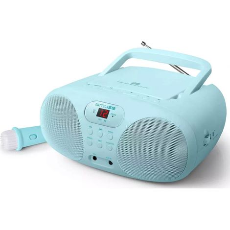 MUSE MD-203 KB CIAN / REPRODUCTOR PORTÁTIL DE CD CON RADIO