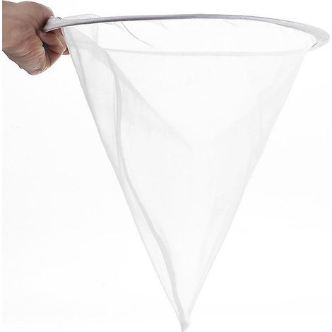 Lot de 2 filtres à miel coniques en nylon avec cercle métallique pour l'extraction du miel - Matériel apicole (1/5)