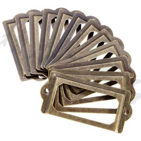 12 Porte-étiquettes - Étiquettes métalliques (1/5)