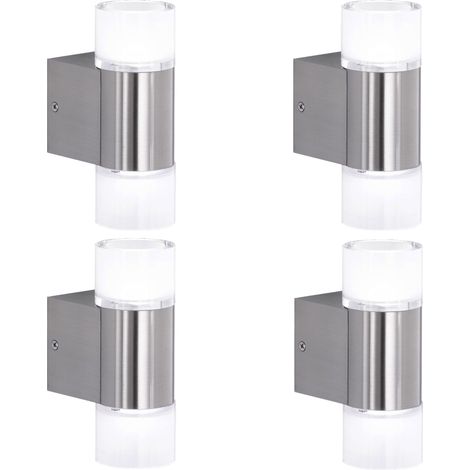 Lot de 4 Trio LED Applique murale RL181, spot Lampe murale, ampoules incluses (1/5)