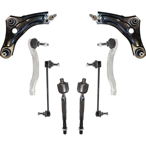 KIT BRACCIO OSCILLANTE 8 PEZZI COMPATIBILE CON MERCEDES-BENZ CITAN Tourer (W420) 110 CD / Kit Sospensione Completo OE/OEM / Bracci Oscillanti + Testine Sterzo / Sostituzione Diretta OEM